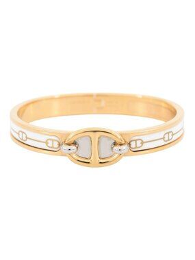 Hermes Bracelet Chaine D'Ancre Mini Click PM White Gold